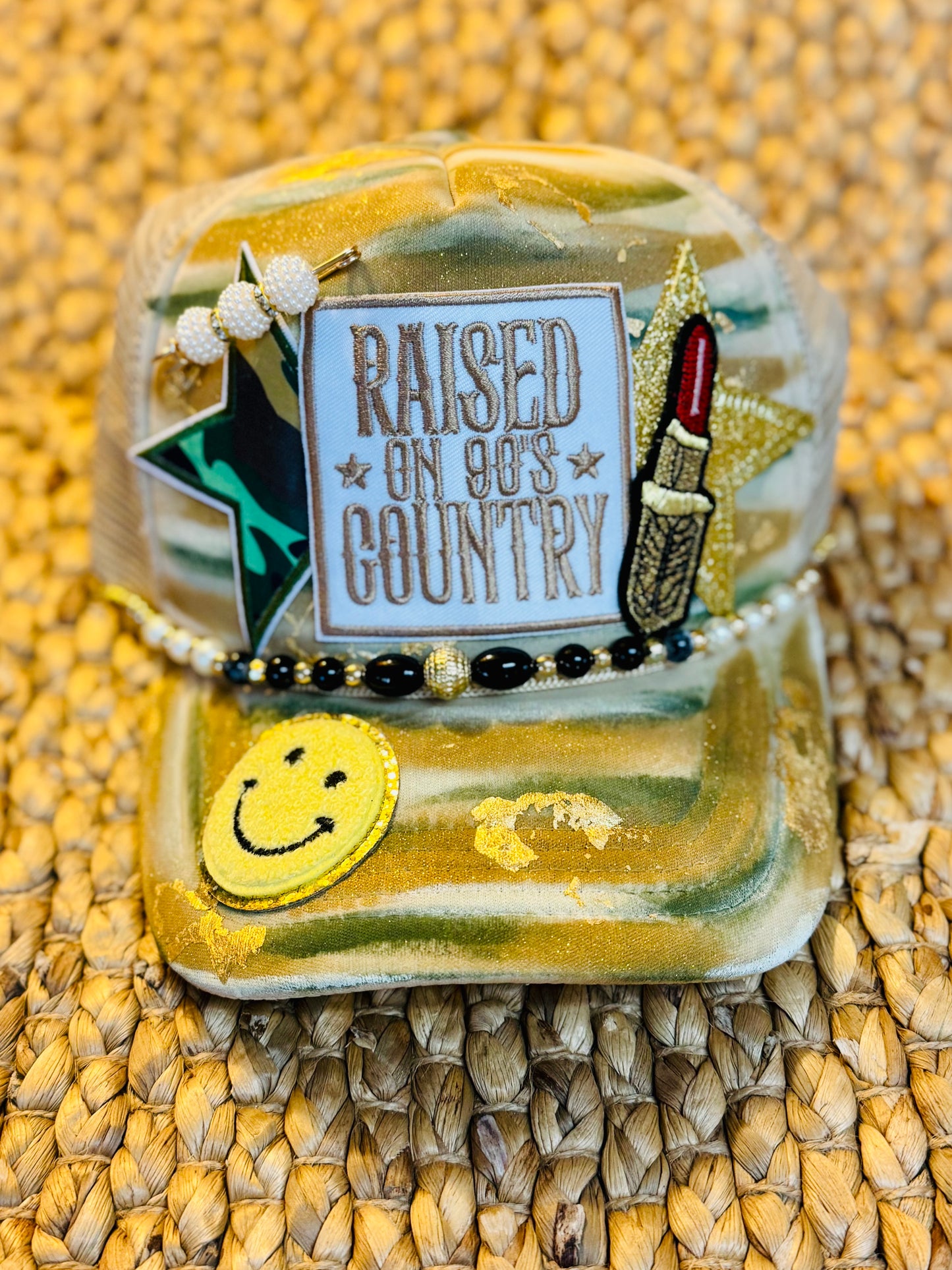 Raised on 90’s Country Trucker Hat – Retro Western Style