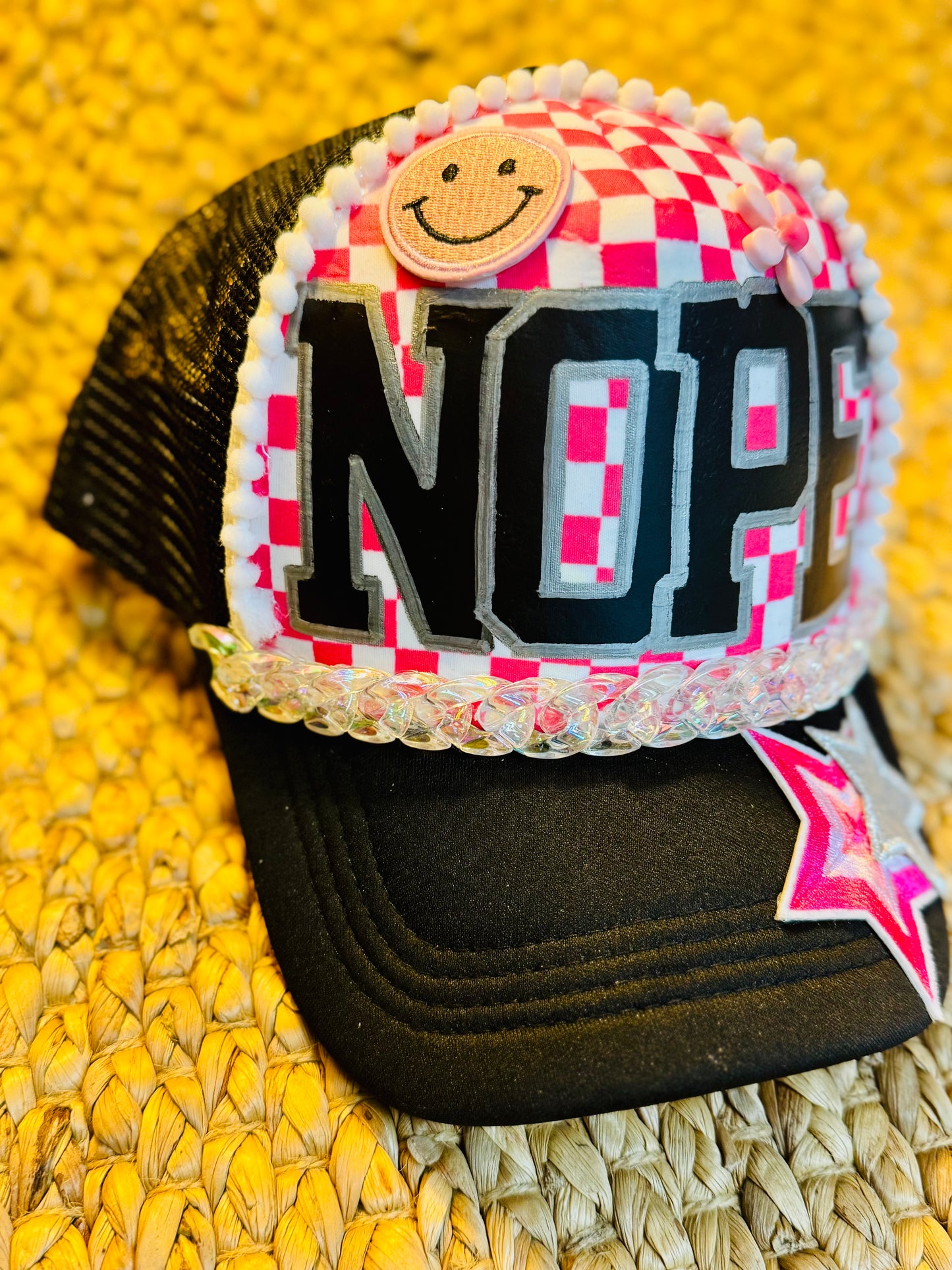 🖤 NOPE Trucker Hat – Say It Without Saying It 💅