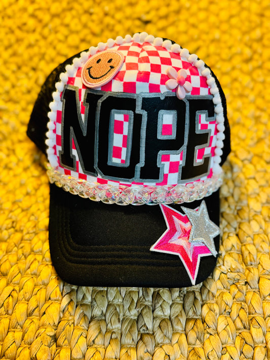 🖤 NOPE Trucker Hat – Say It Without Saying It 💅