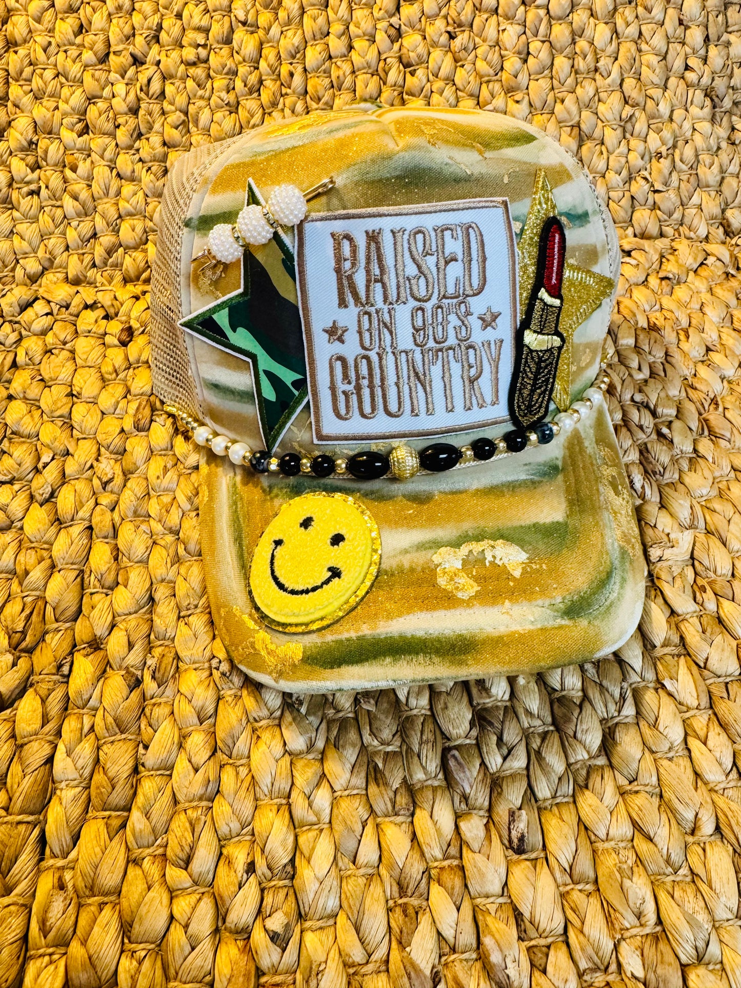 Raised on 90’s Country Trucker Hat – Retro Western Style